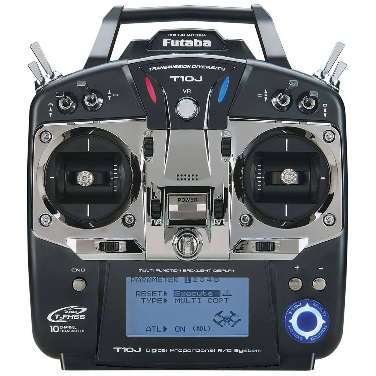 Futaba 10JH 2.4g Heli R3008SB S/FHSS Mode 2 Radio System