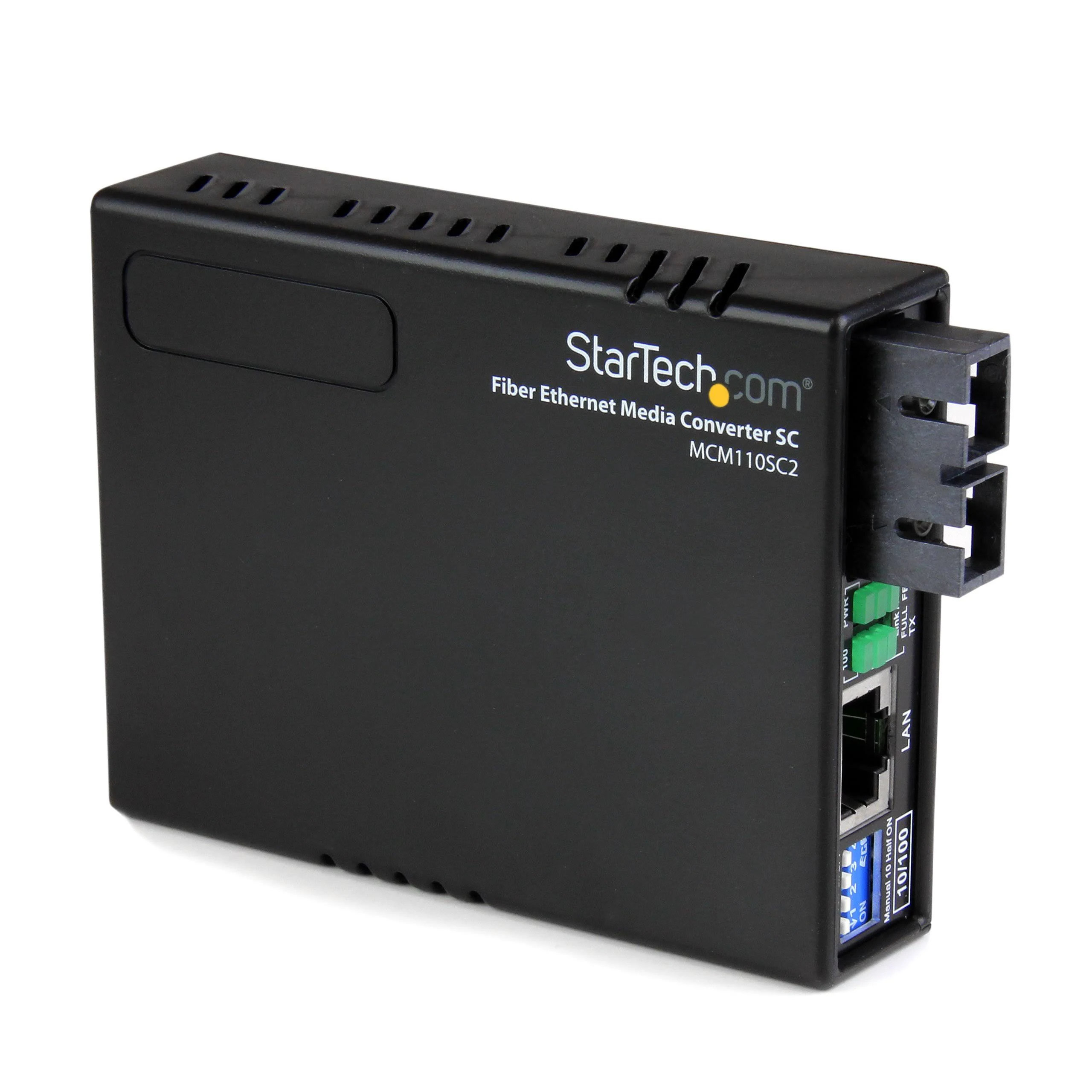 StarTech.com 10/100 Multi Mode Fiber Ethernet Media Converter SC 2 KM