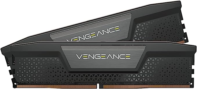 CORSAIR VENGEANCE DDR5 RAM 64GB (2x32GB) 6800MHz CL32 Intel XMP iCUE Compatible Computer Memory - Black (CMK64GX5M2X6800C32)