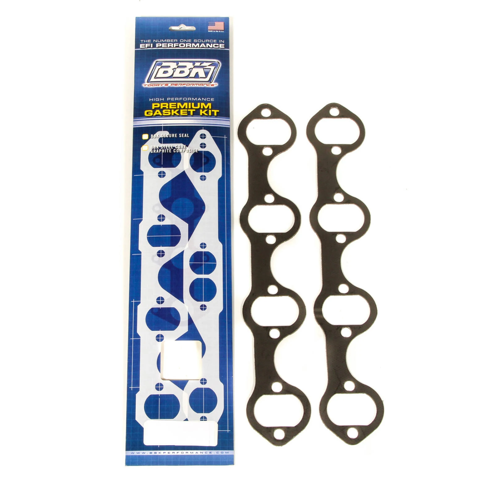 BBK 1400 Premium Exhaust Header Gasket Set for 1-3/4" Ford 302/351 Large Oval Port