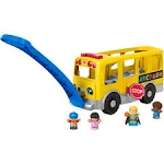 Fisher-Price Little People Toddler Learning Toy Big Yellow School Bus with Light