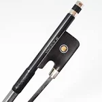 4/4 Size Black Horsehair Carbon Fiber Cello Bow