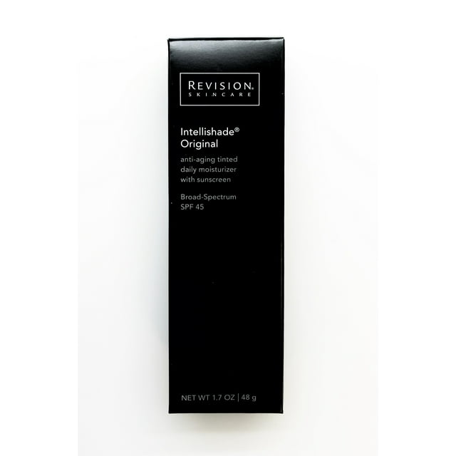 Revision Skincare Intellishade Original, 5-in-1 anti-aging tinted moisturizer with SPF 45, correct, protect, conceal, brighten and hydrate skin, reduce signs of aging, 1.7oz