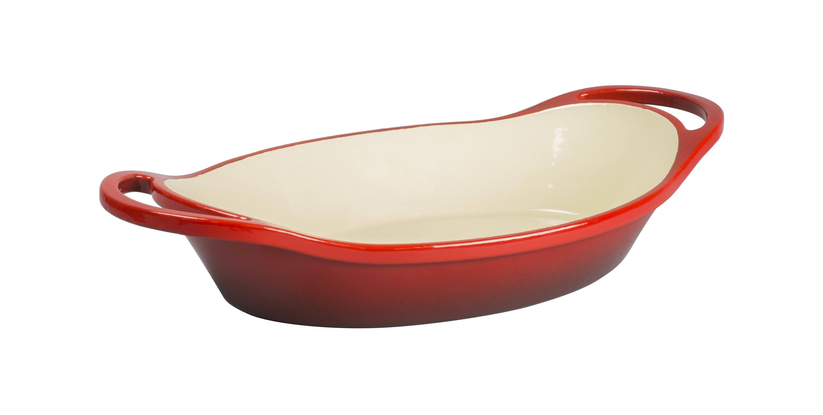 Lodge Cast Iron 2 Quart Enameled Oval Casserole Red From Hmkjhome, $132.91 | DHgate.Com