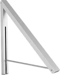 Clothes Rack, Retractable Wall-Mounted Foldable 10&#034; long rod by Stock Your Home