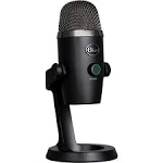 Logitech for Creators Blue Yeti Nano USB Microphone for Gaming, Streaming, Podcasting, Twitch, YouTube, Discord, Recording for PC and Mac, Plug & Play -Blackout