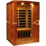 Dynamic Saunas Venice 2-Person Low EMF (Under 8 MG) FAR Infrared Sauna, Curb Side Delivery New