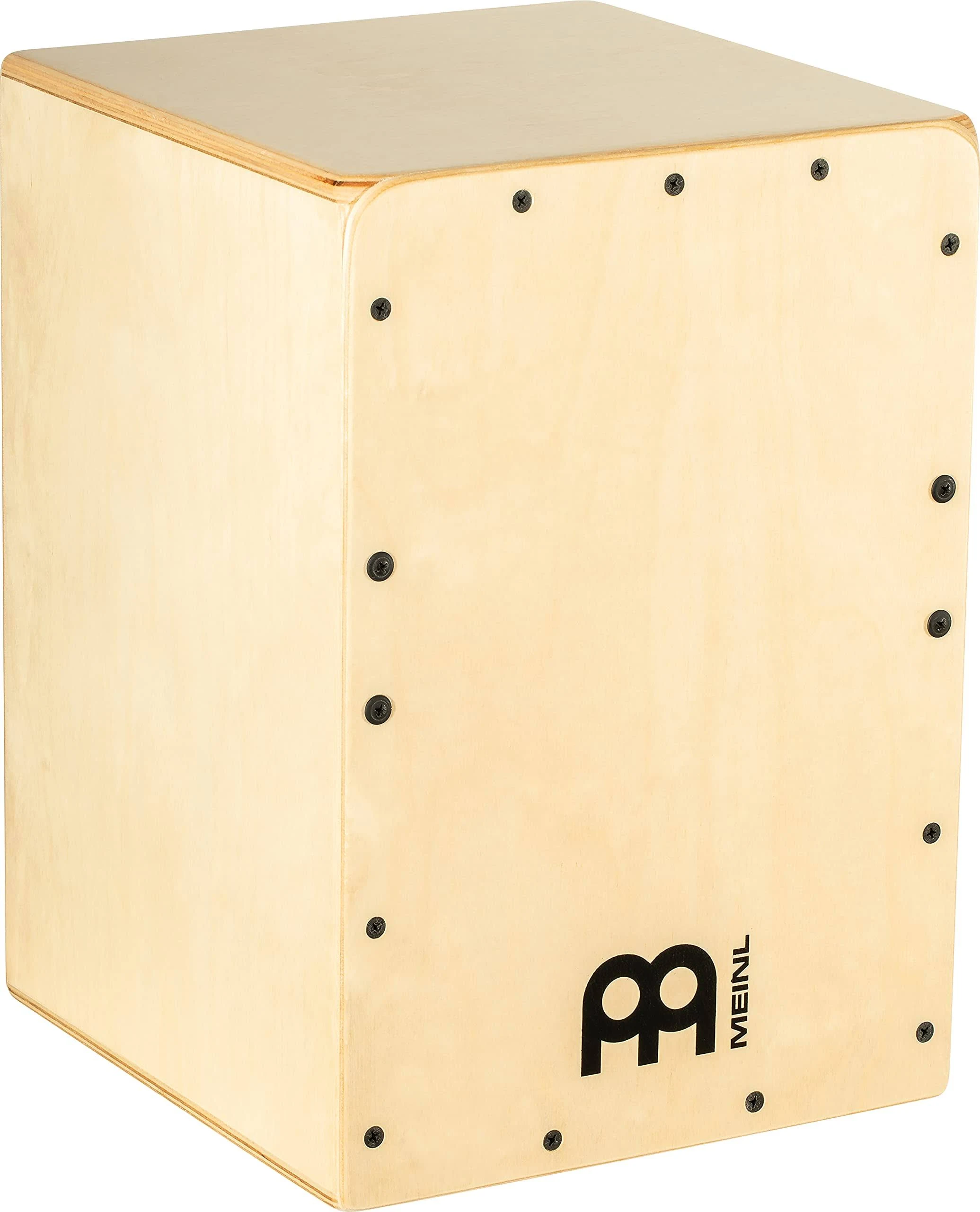 Meinl Percussion Jam Cajon Box Drum with Snare and Bass Tone for Acoustic Music — Made in Europe — Baltic Birch Wood, Play with Your Hands, 2-Year Warranty (JC50LBNT)