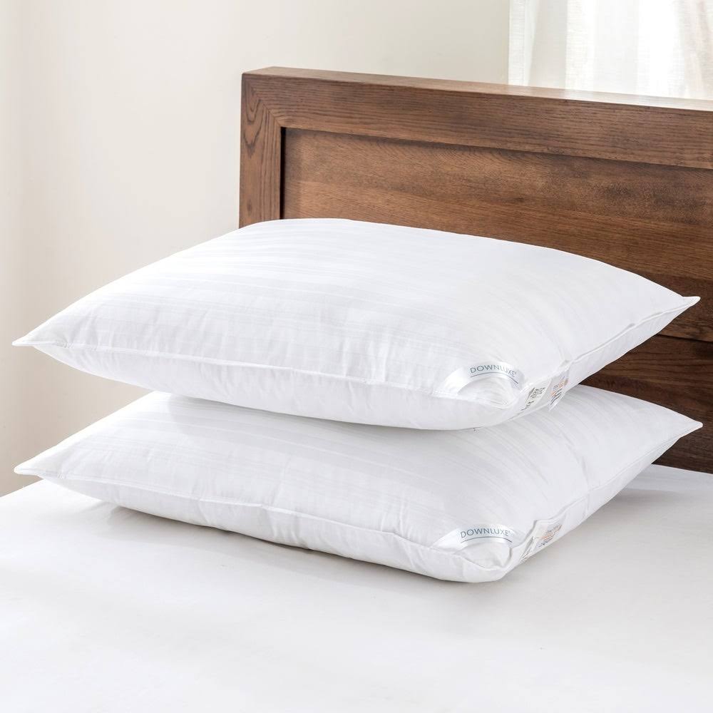 Set of 2 KING SIZE Pillows for Sleeping - Good Support Soft Feel Hotel Quality