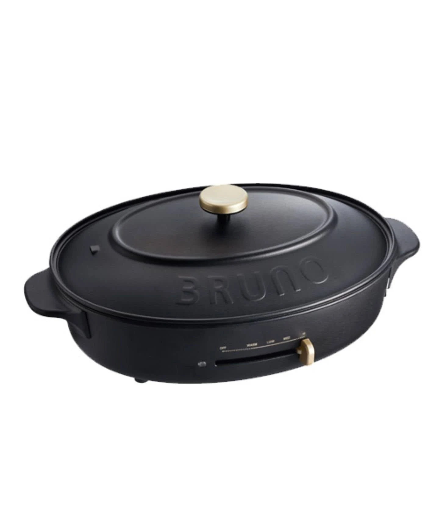 Bruno Oval Hot Plate (Black) [BOE053-BK]