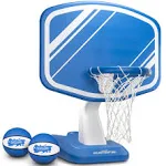 GoSports Splash Hoop Swimming Pool Basketball Game, Includes Poolside Water Basketball Hoop, 2 Balls and Pump – Choose Your Style