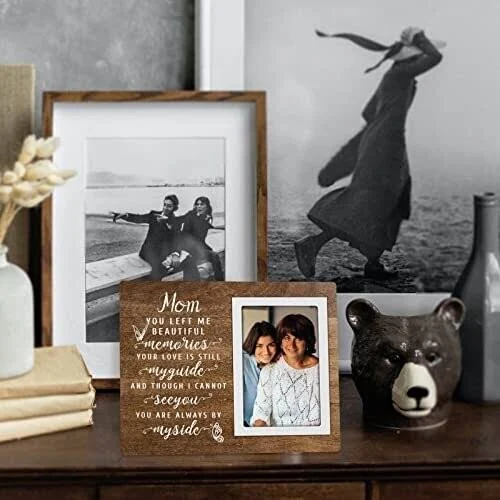 SteadStyle Memorial Gifts for Loss of Mother, Sympathy Gifts for Loss of Mom, Stepmom, Mother in law, Bereavement Gifts, Mom Picture Frame Fits 4x6 In Photo