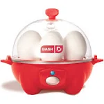 Dash Rapid Egg Cooker: 6-Capacity Electric Cooker for Boiled, Poached, Scrambled Eggs & Omelets with Auto Shut Off