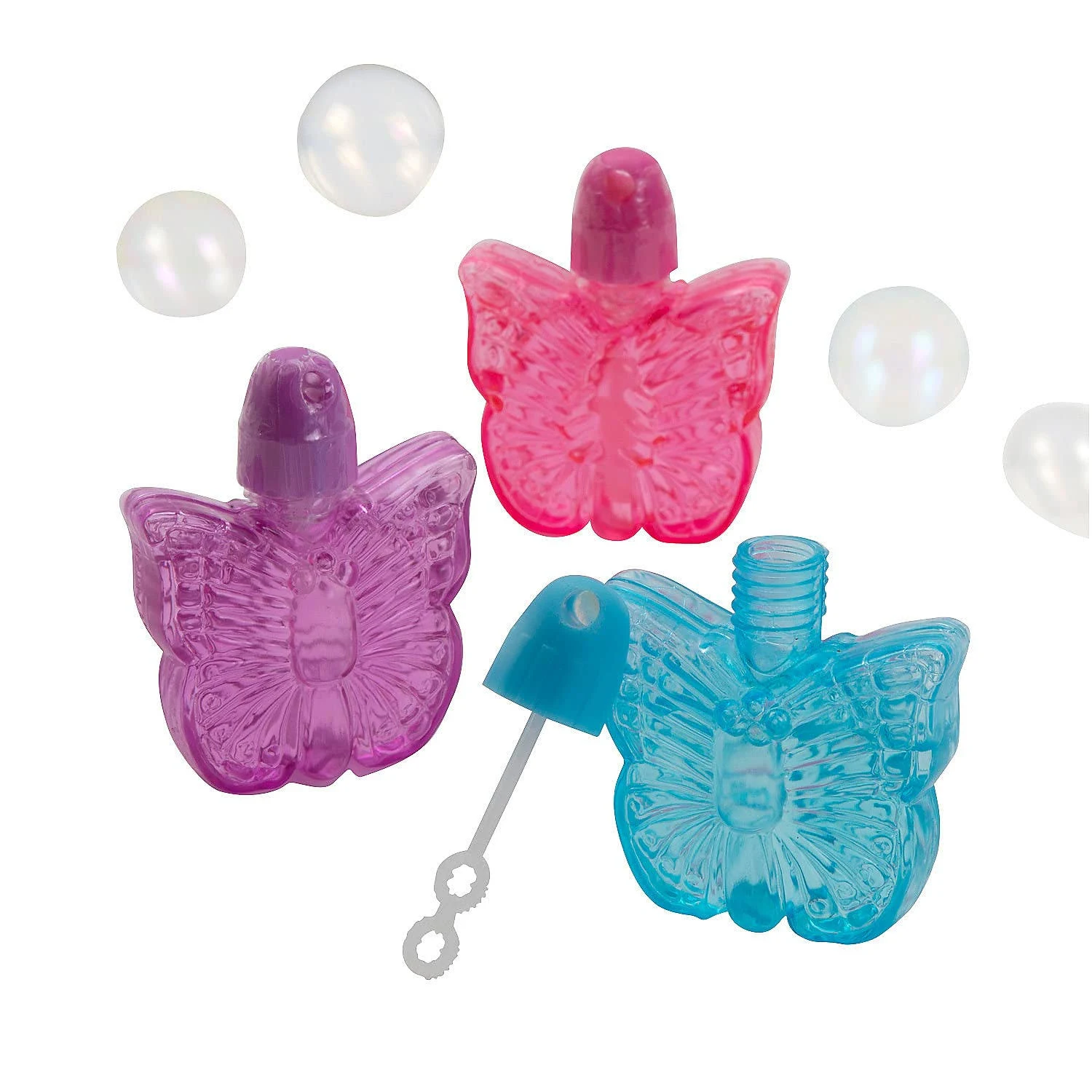 Fun Express Butterfly-Shaped Bubble Bottles, 12 Pieces