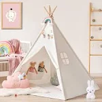 Tiny Land Teepee for Kids with Mat