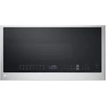 LG 1.7-cu ft 1650-Watt Smart Over-the-Range Convection Microwave with Sensor Cooking (Printproof Black Stainless Steel)