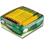 Ticonderoga Golf Pencils - Yellow Barrel - 72 / Box