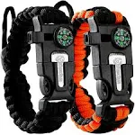 Atomic Bear Paracord Bracelet 2 Pack