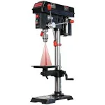 BUCKTOOL 12 INCH 6.2A Professional Bench Drill Press, 3/4HP Powerful Benchtop Drill Press, Variable Speed Drill Press with IIIA Laser and Work Light