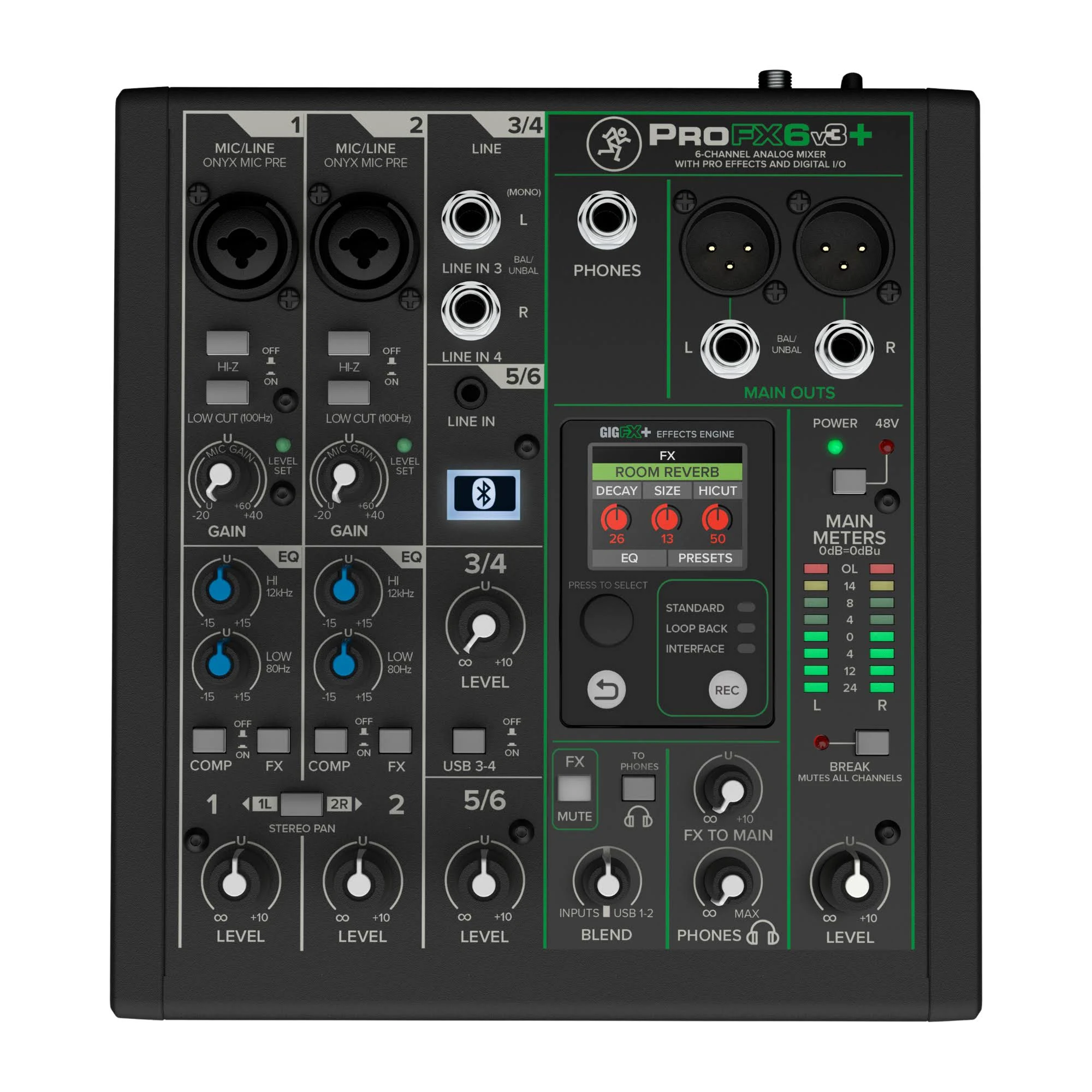 Mackie ProFX6v3 6 Channel USB Mixer