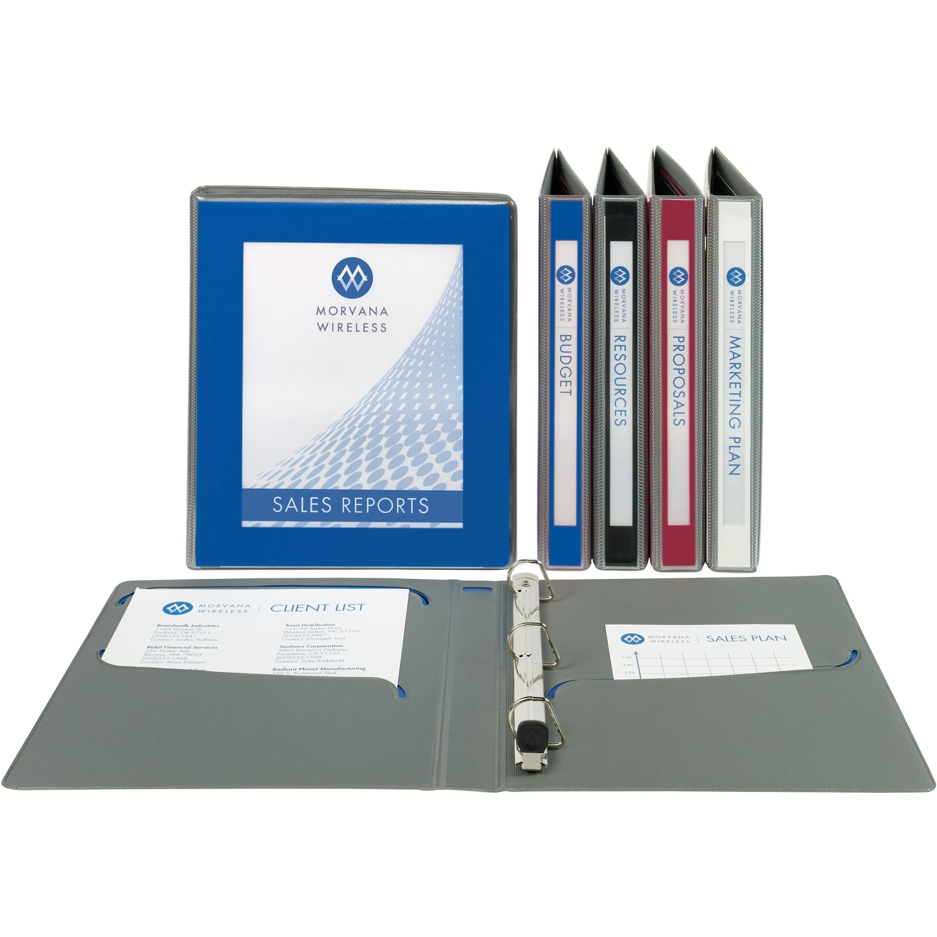 Avery Ultralast Binder with 1" One Touch Slant Rings 79728, Assorted