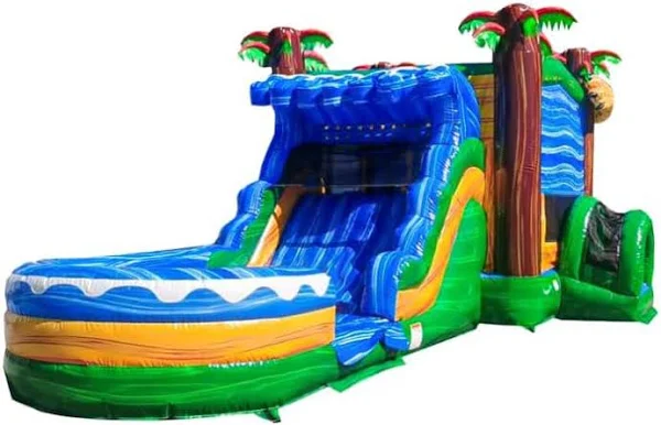 JumpOrange Jaguar Commercial Grade Bounce House Water Slide with Pool, Kids and Adults