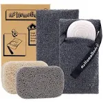 myHomeBody Soap Saver Pouch | Exfoliating Sponge Soap Pocket Body Exfoliator Sponges for Bath or Shower | Body Scrubber for Large Bar Soap or Leftover Soap Bits