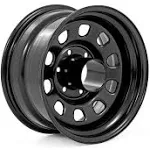 Rough Country Steel Wheel Black 15x8 5x4.5 3.30 Bore19 RC158545