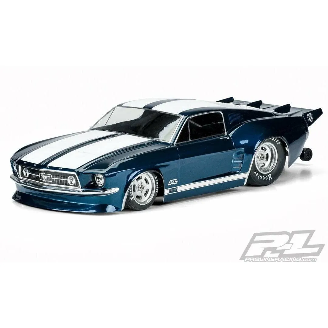 PRO357300  1967 Ford Mustang Clear Body for SC Drag