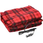 Stalwart 75-BP700 12V Heated Automotive Fleece Blanket - Black/White NIP