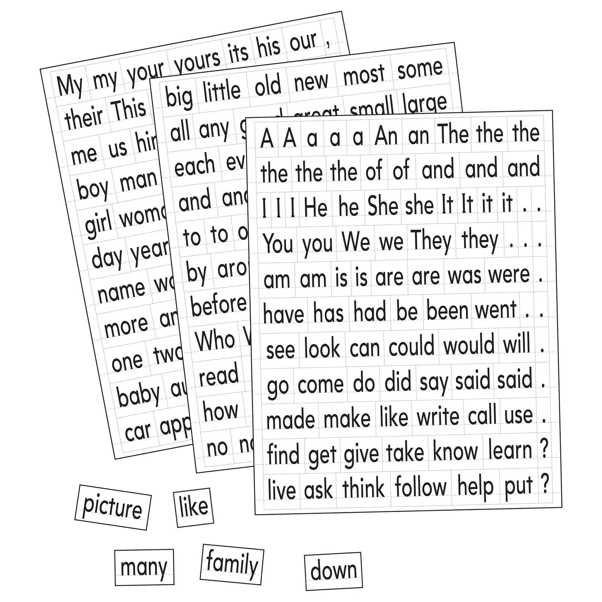 Magnetic Sight Words & Sentence Builders for Kids