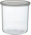 Carlisle 030207 Classic Crock with Lid, 2.7qt, Clear