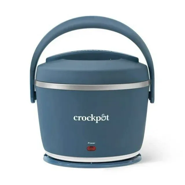 Crockpot Electric Lunch Box, Portable Food Warmer for Travel, Car, On-the-Go, 20-Ounce, Blush Pink