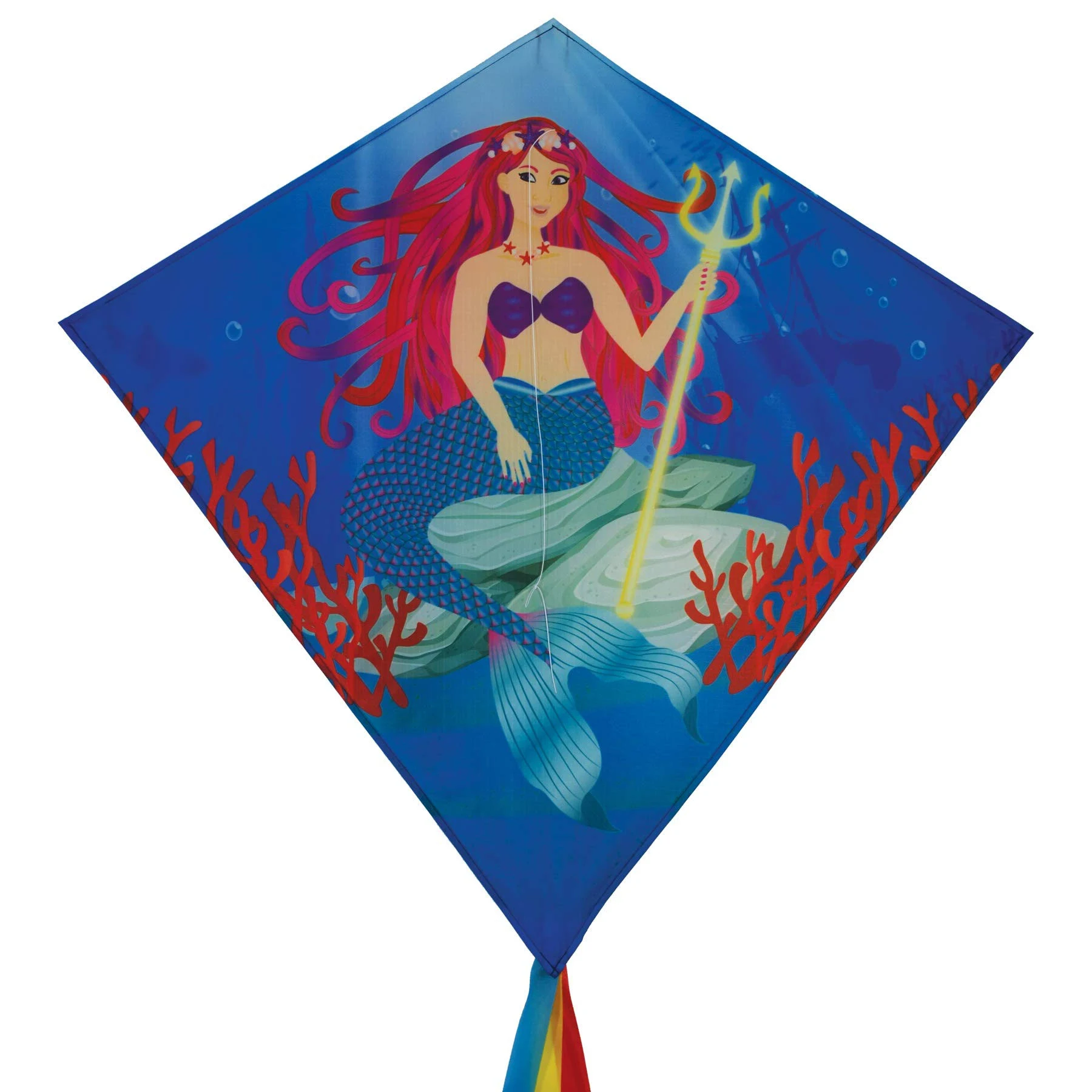 30" Character Diamond Kite - Pretty Mermaid