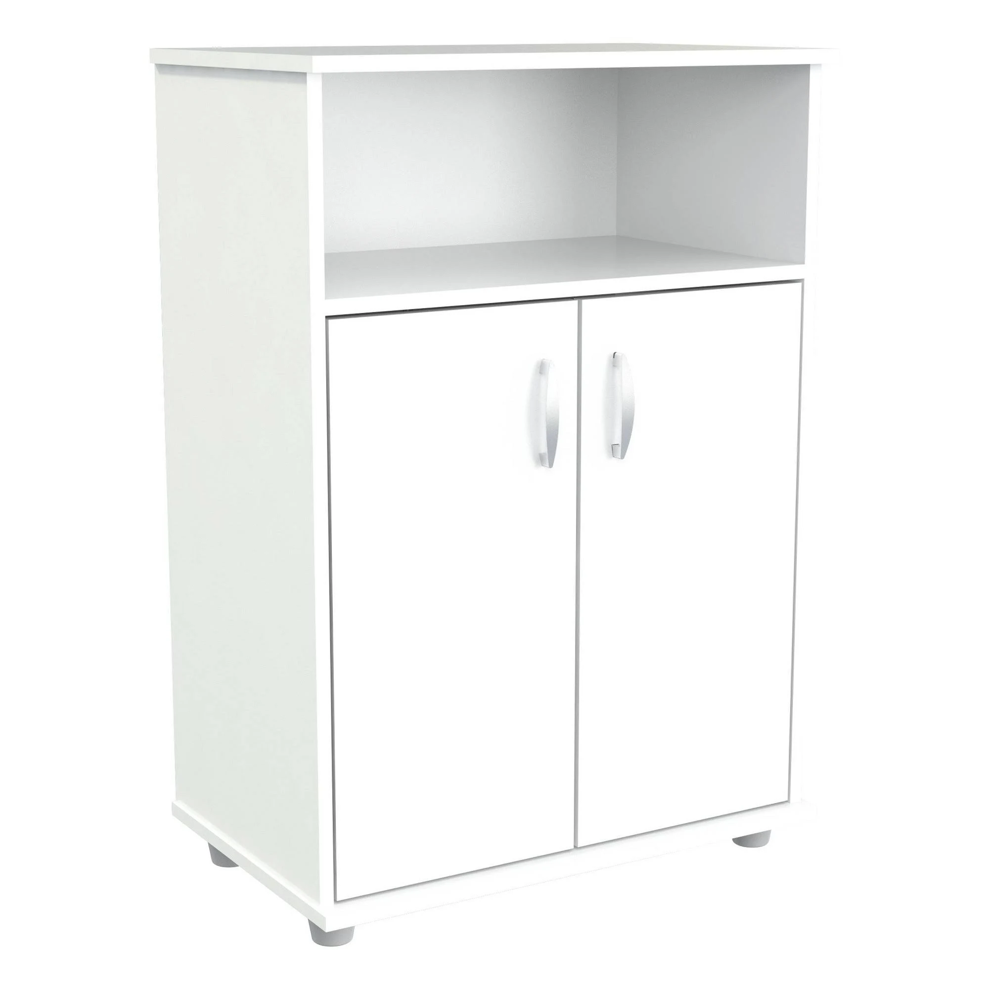 Inval White Microwave Cabinet