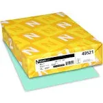 Exact 110 lb. Cardstock Paper, 8.5" x 11", Blue, 250 Sheets/Pack (49521)