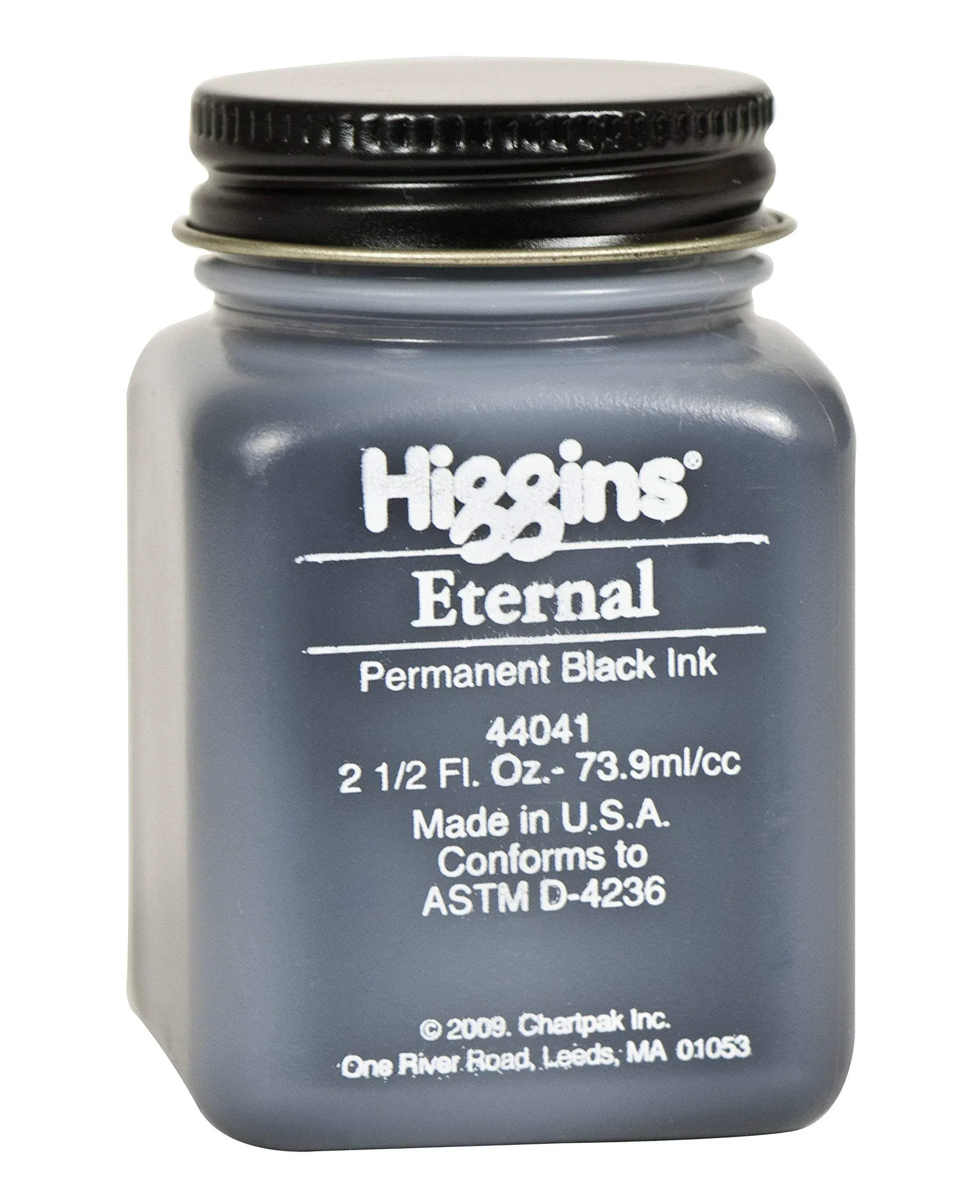 Higgins Black Eternal Ink, 2.5 Oz Bottle (44041)