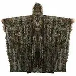 Zicac Outdoor Ghillie Suit 3d Leafy Camo Poncho for Men Hunting Bird Watch Military CS Woodland Hoodie Camouflage Cloak