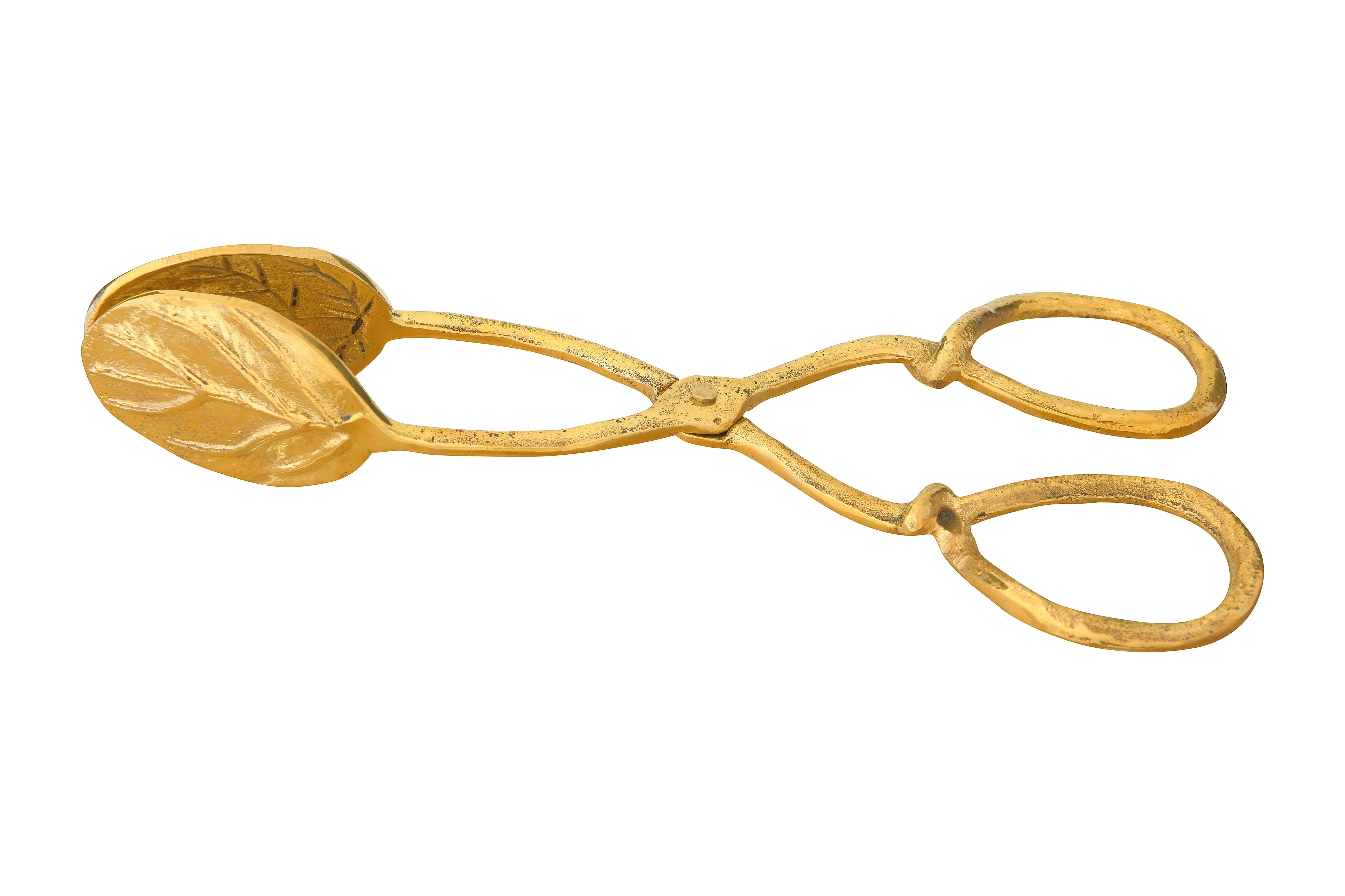 Creative Co-op - Brass Leaf Tongs