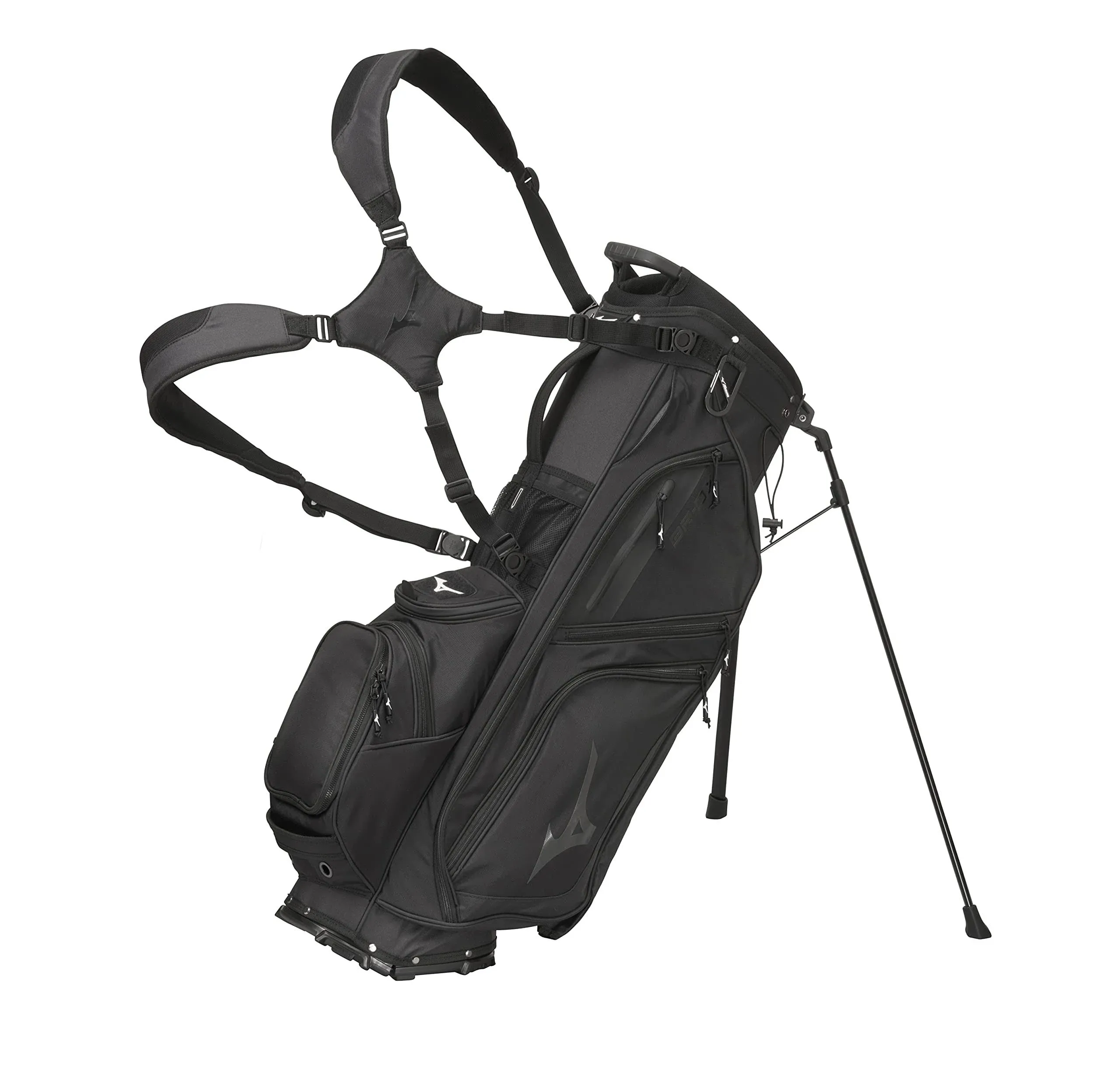 Golf Stand Bag with Dual Shoulder Straps 6 Way Top Cuff 3 Full Length Dividers