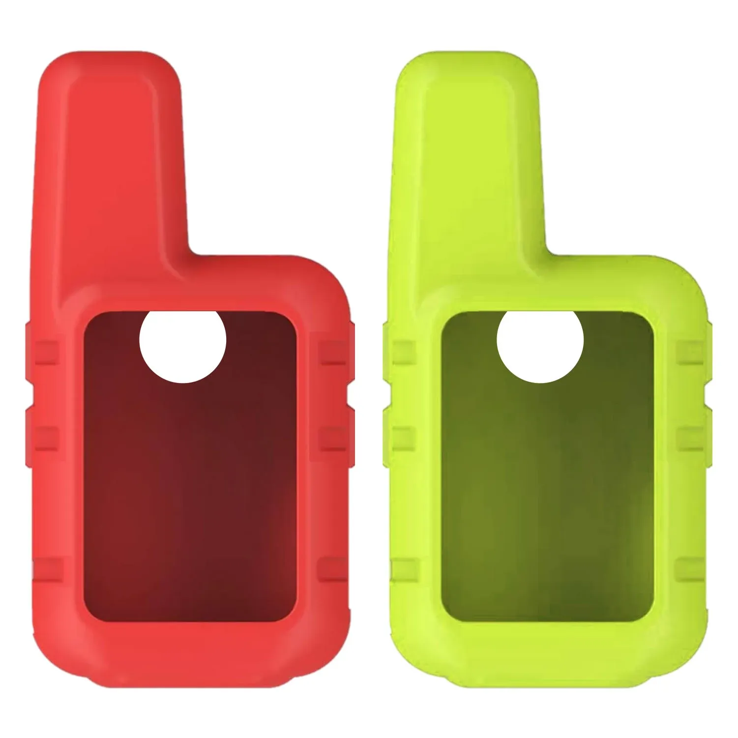 Wearable4U Garmin inReach Mini 2 Pack Silicone Protective Cases (Orange/Lime) Bundle