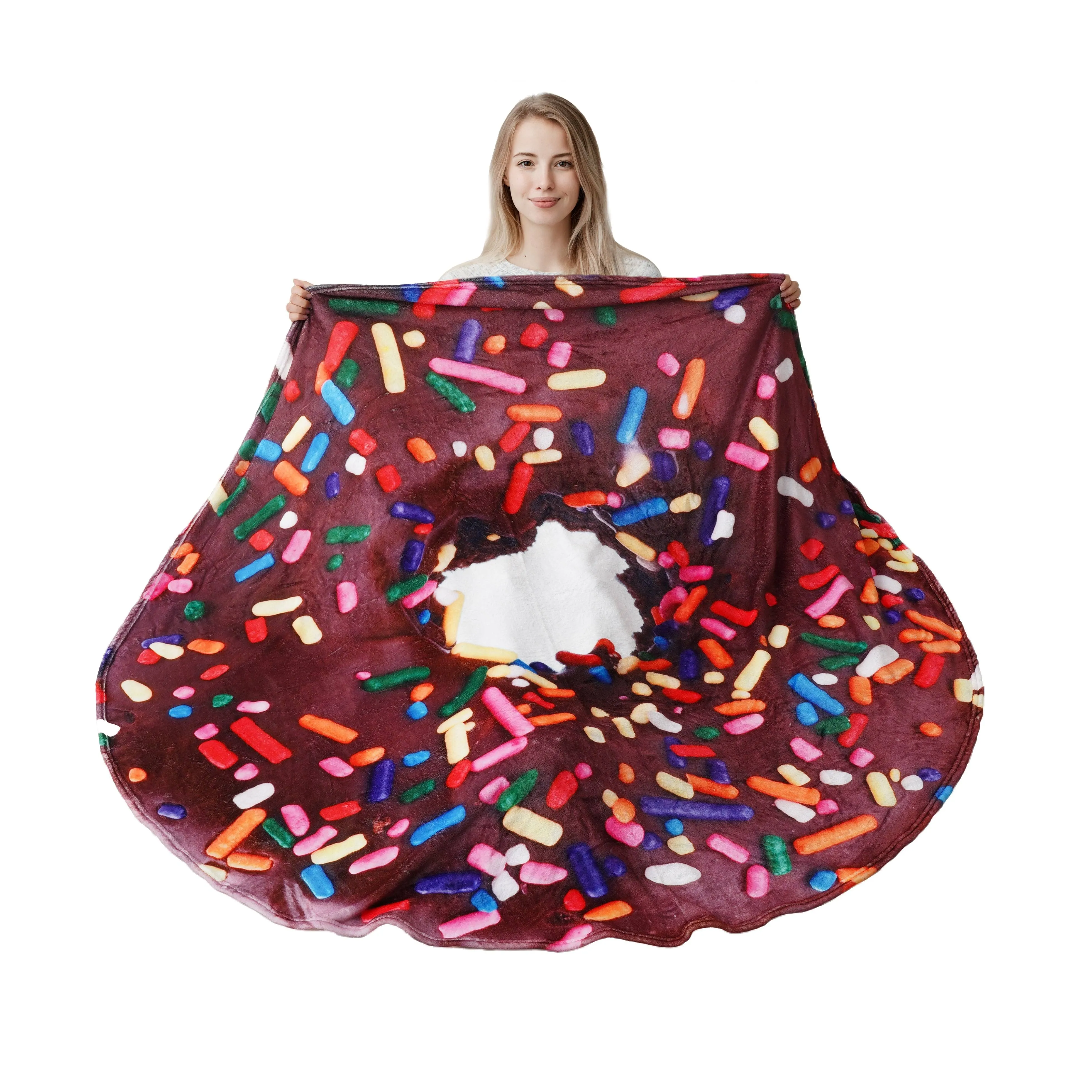 Giant Donut Blanket | Battilo Home 59 Inches