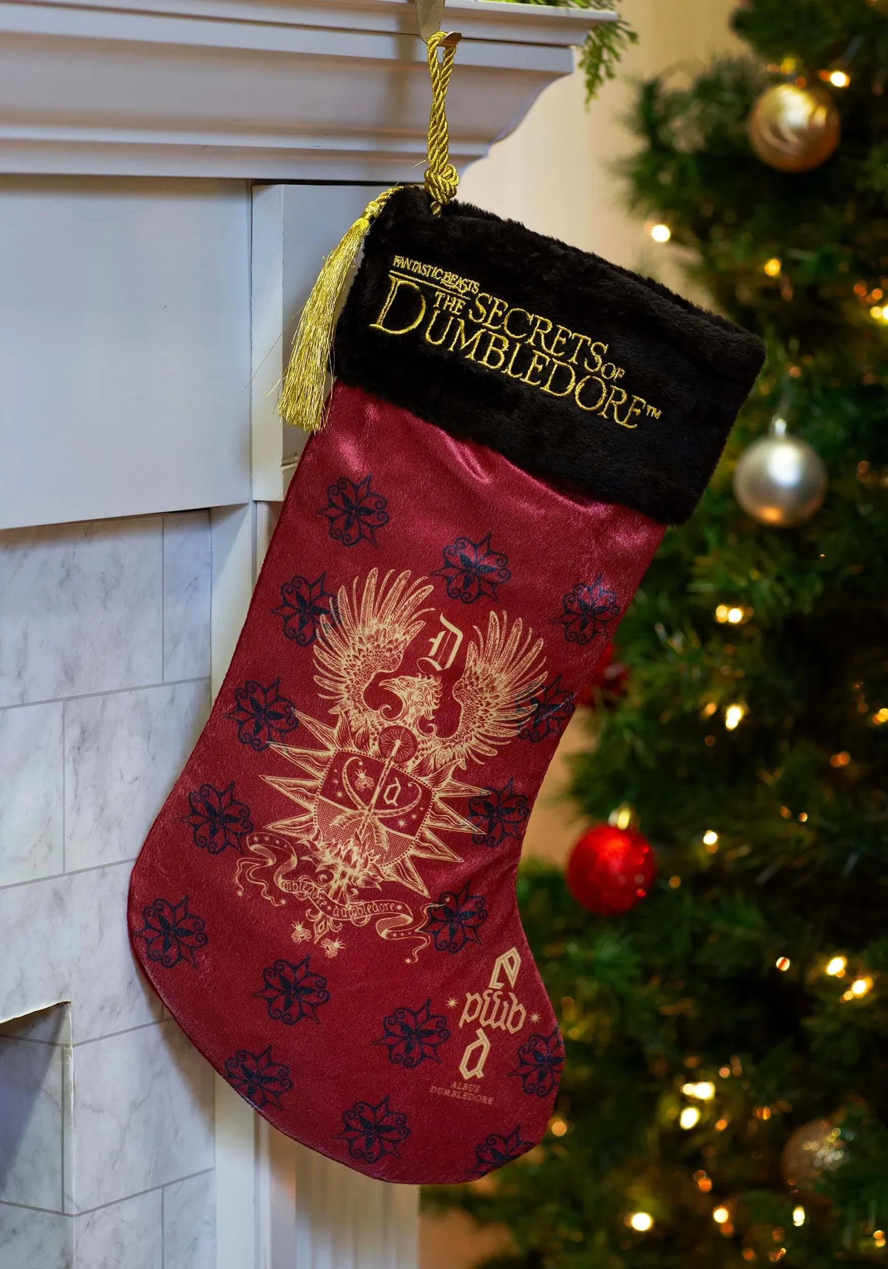 Kurt Adler 19" Secrets of Dumbledore Stocking