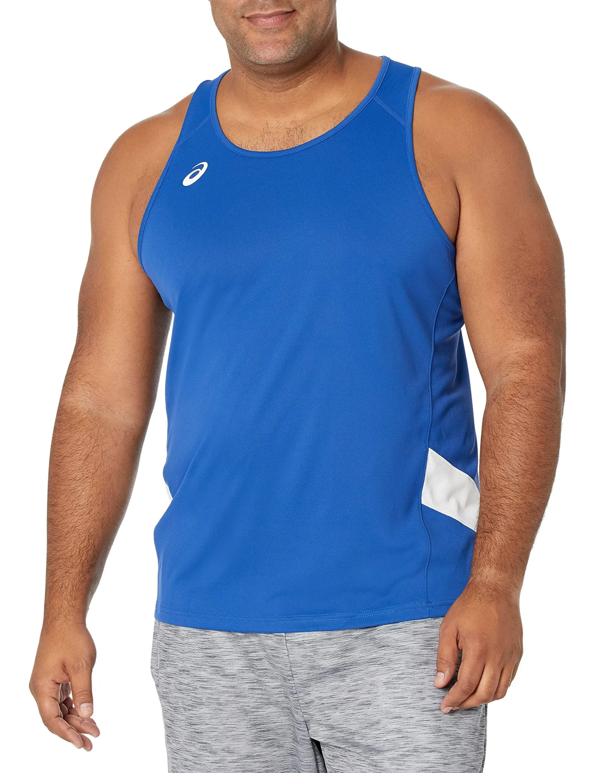 ASICS Men's Team Sweep Singlet Top, Color options