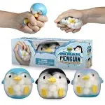 DNA Balls Penguin Stress Balls by YoYa Toys (3-Pack) - Stimulating, Calming Squishy Sensory and Fidget Toys for Kids and Adults - Ideal for Autism, ADHD, Fidgeting, and Breaking Bad Habits