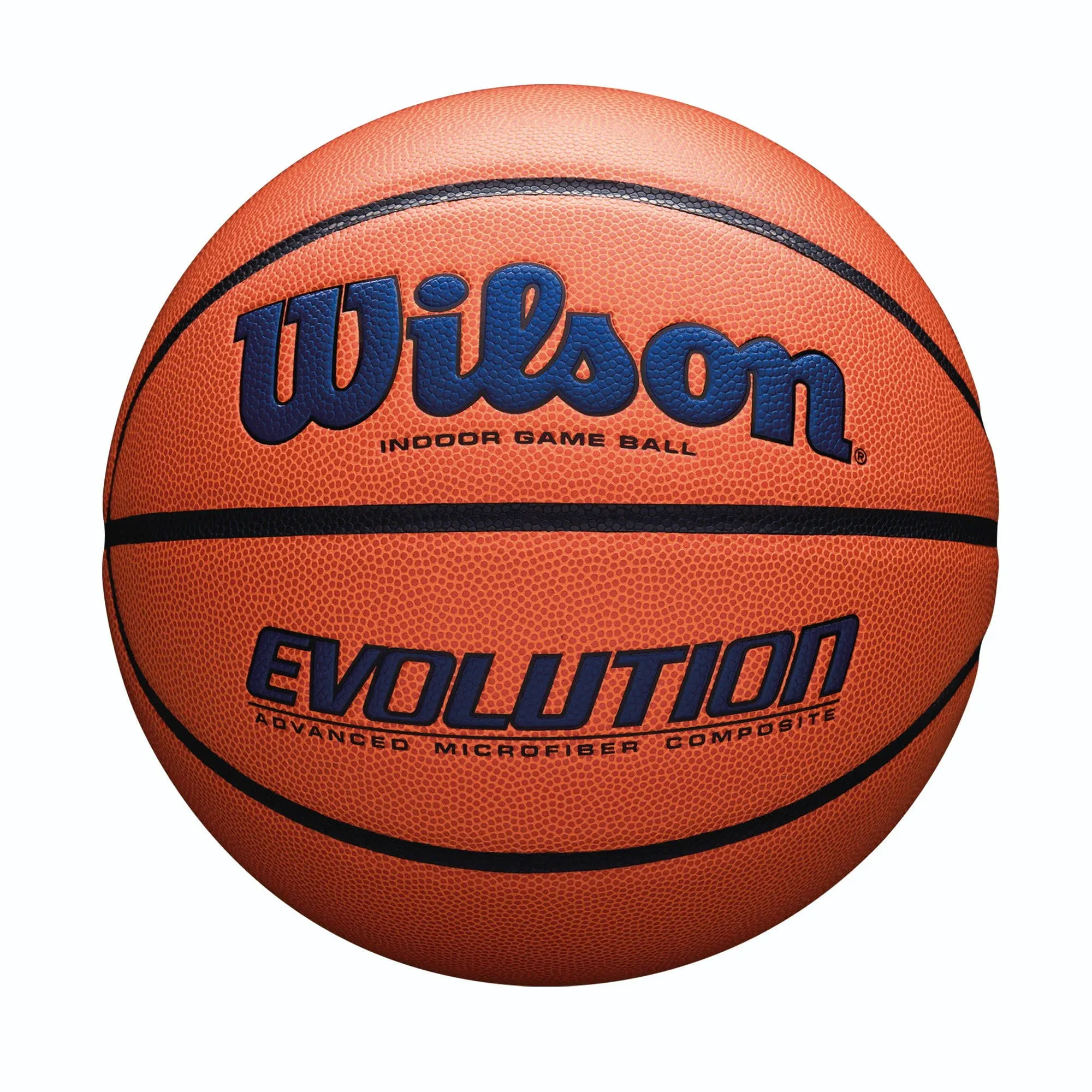 WILSON Evolution Indoor Game Basketballs - Size 5, Size 6 and Size 7