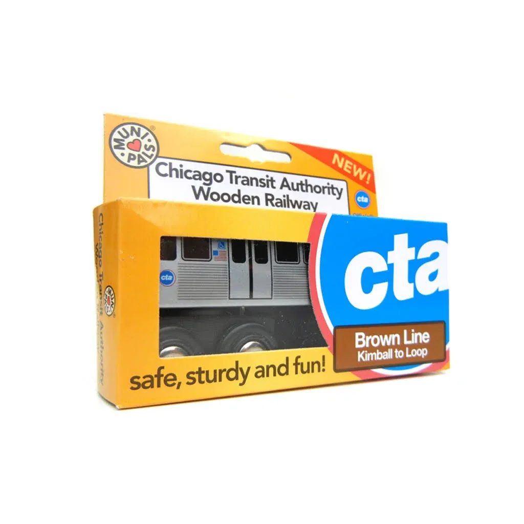 Munipals CTA Chicago L Brown Line Train