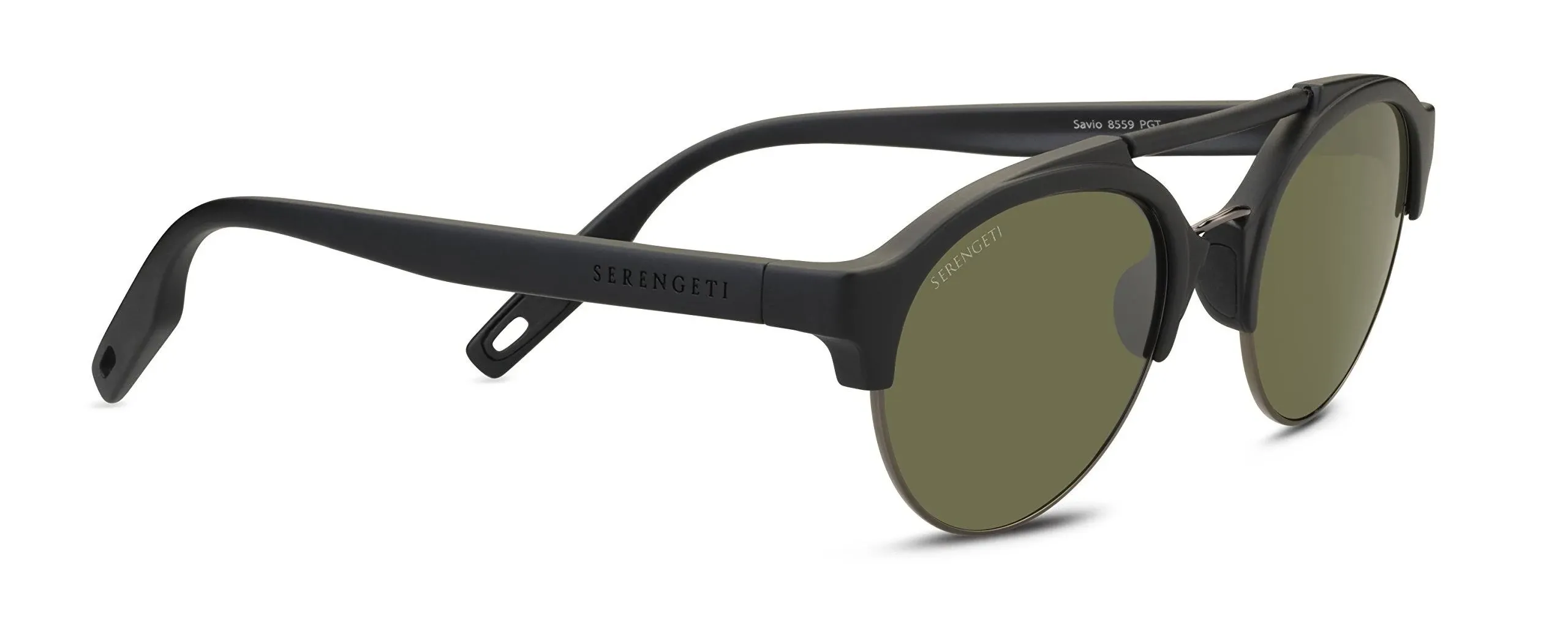 Serengeti Sunglasses Men&#039;s Savio 8559 Black/Green