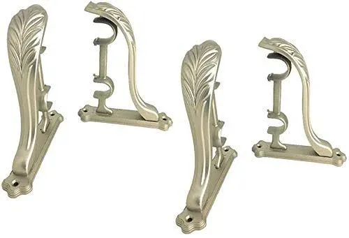 TEJATAN - Double Curtain Rod Brackets Vintage Design