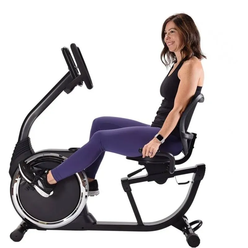 Stamina Magnetic Recumbent Exercise Bike 845 Black and Chrome